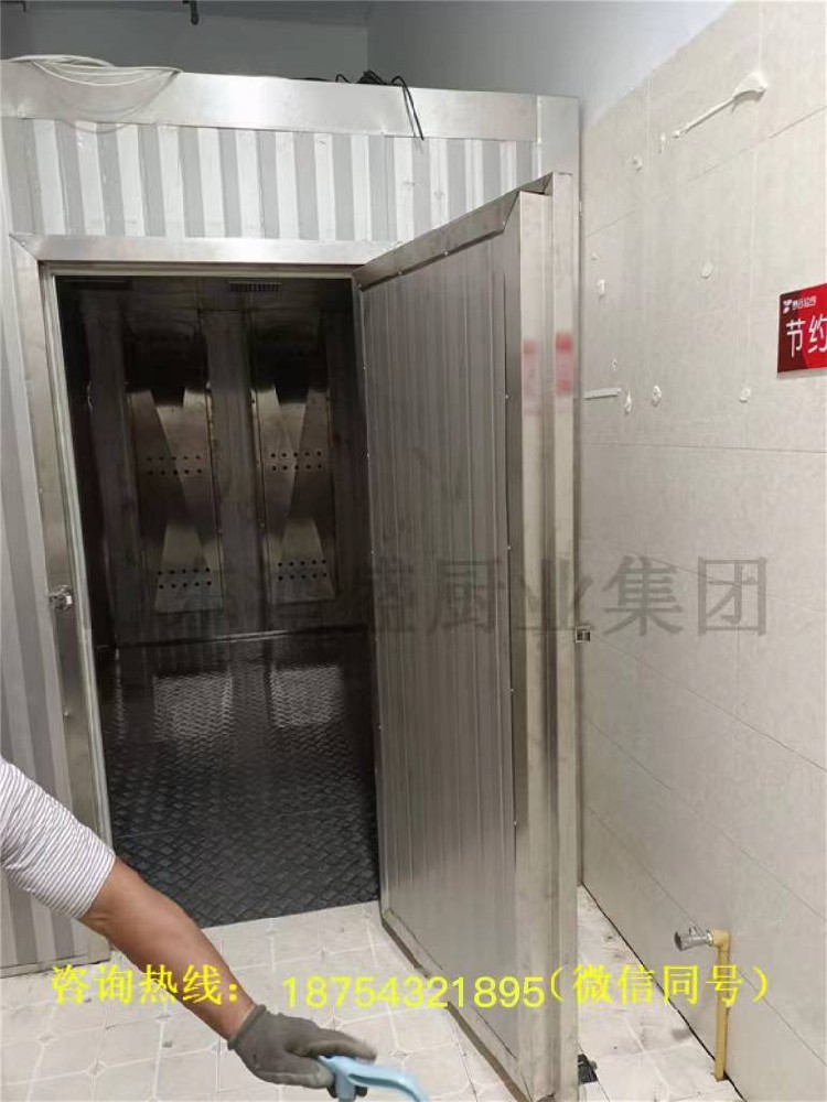 大型醒发室装置现场，，用于醒发馒头、包子之类的面食