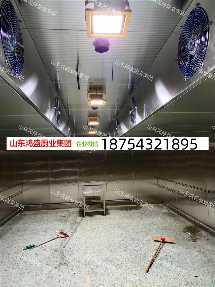 大型醒发房，，大型醒发室装置现场，，全自动不锈钢聚氨酯醒发房，，大型馒头包子醒发箱
